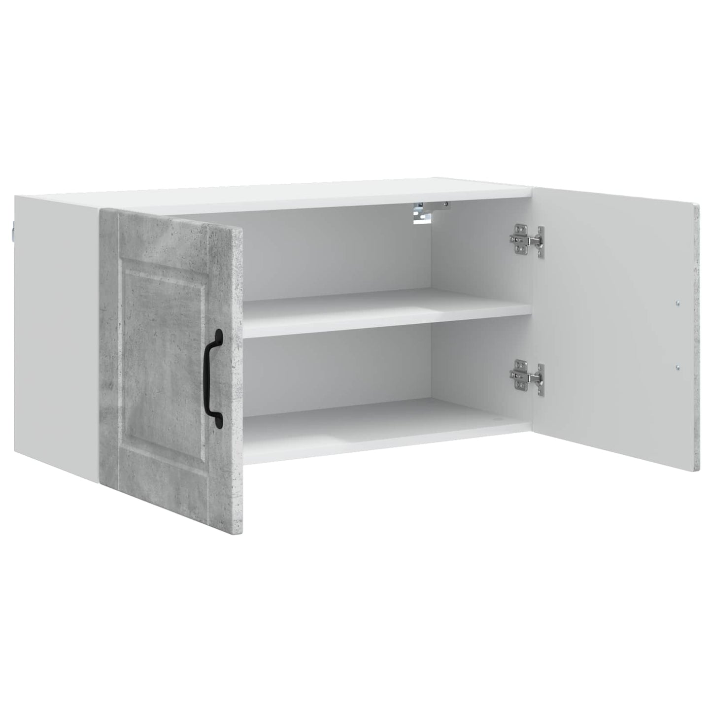 Mobile da cucina con lo scaffale Grigio cemento 80 x 31 x 40 cm | homemem39