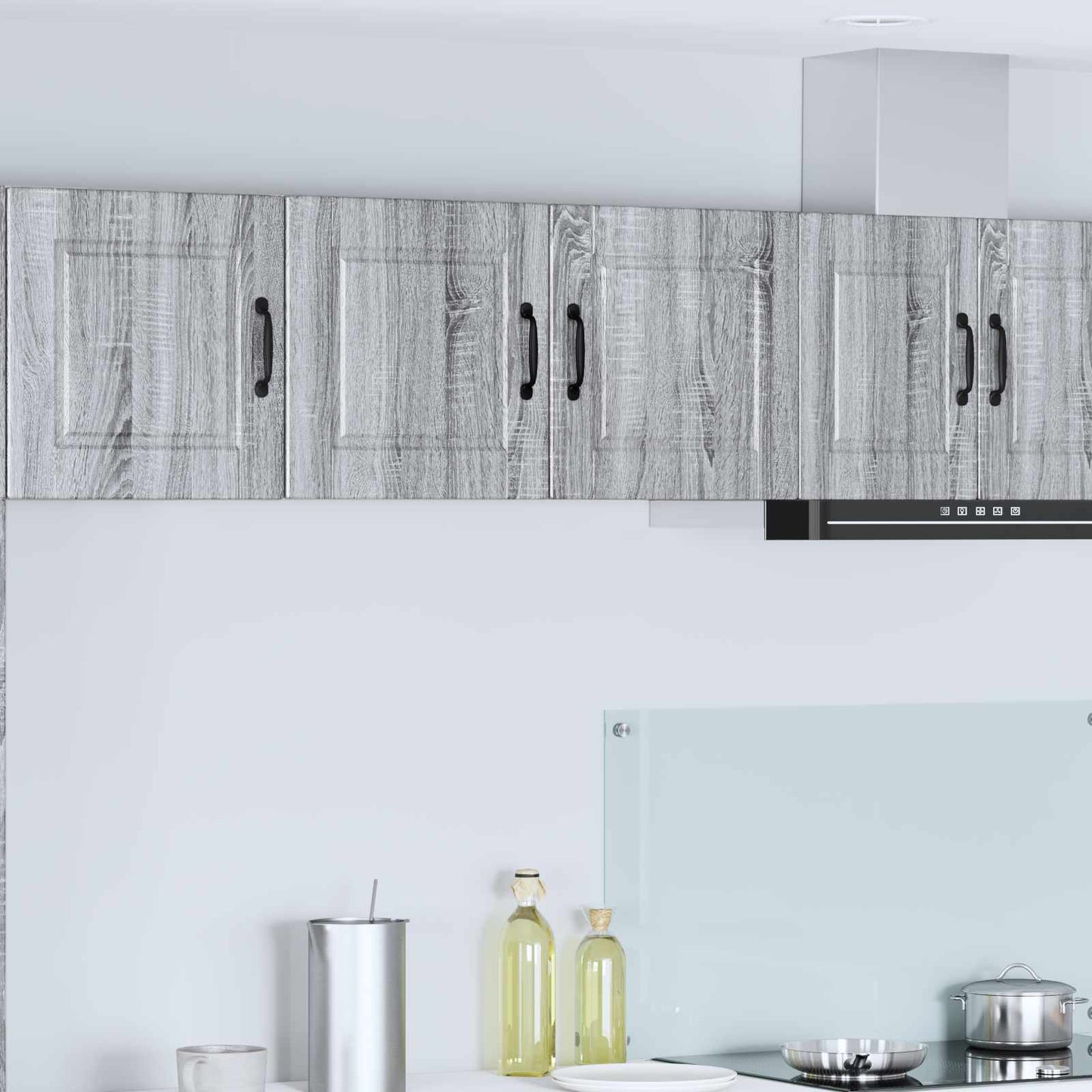 Pannello lavastoviglie con porta Grigio Sonoma 80 x 31 x 40 cm | homemem39