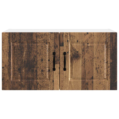 Armadietto a muro PORTO Legno vecchio 80 x 31 x 40 cm