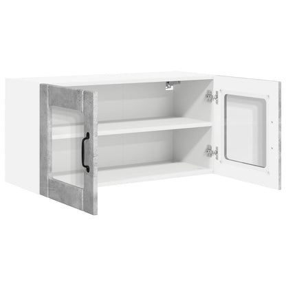 Pannello lavastoviglie con porta Grigio cemento 80 x 31 x 40 cm | homemem39