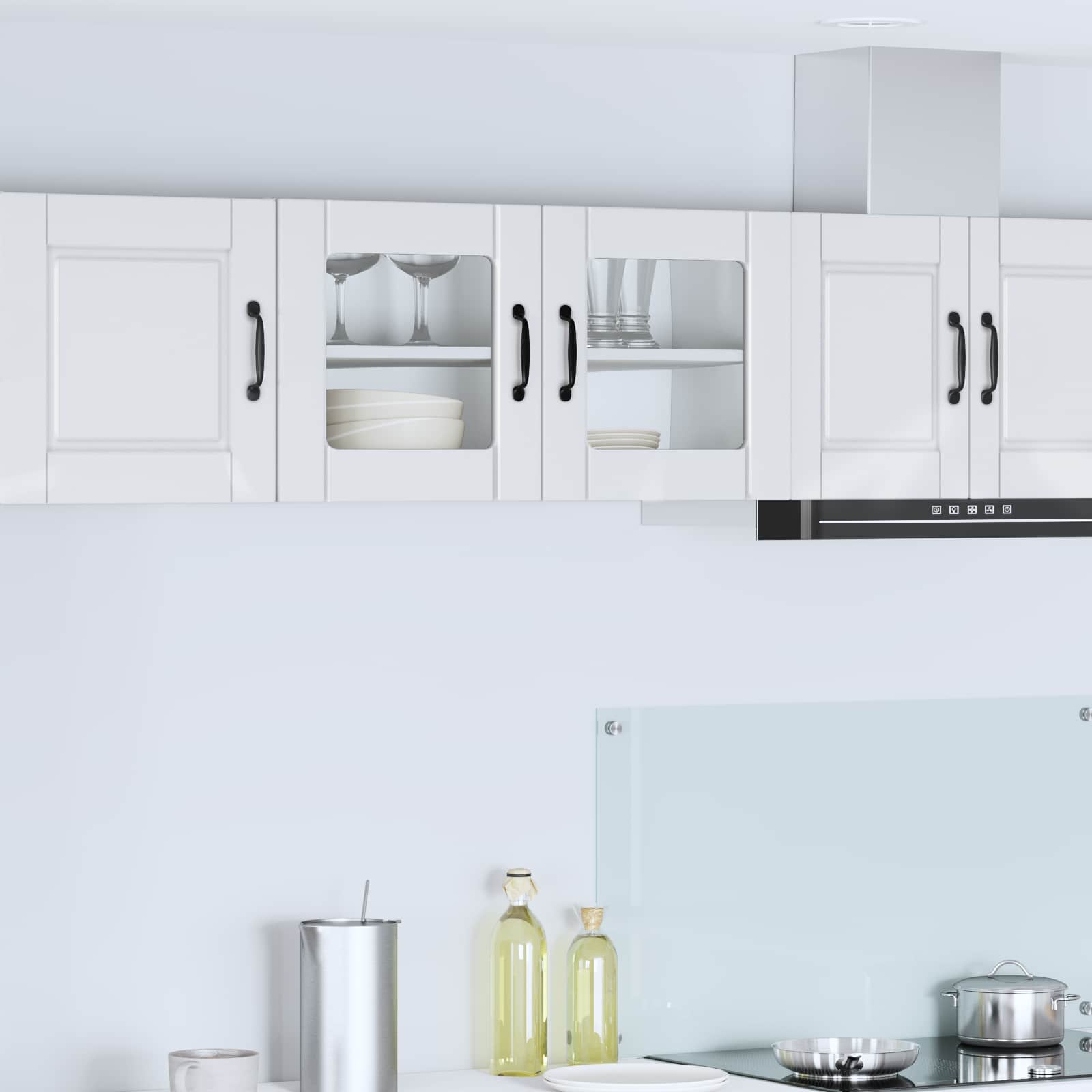 Pannello lavastoviglie con porta Bianco Lucido 80 x 31 x 40 cm | homemem39