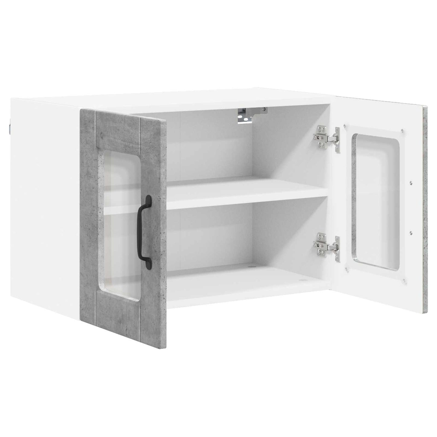 Mobile da cucina con lo scaffale Grigio cemento 60 x 31 x 40 cm | homemem39