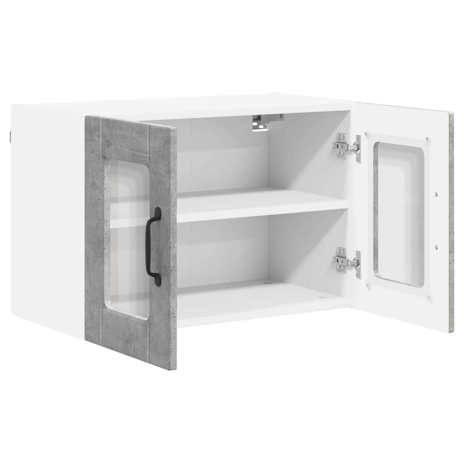 Mobile da cucina con lo scaffale Grigio cemento 60 x 31 x 40 cm | homemem39