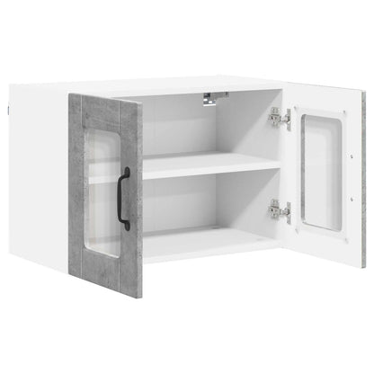 Mobile da cucina con lo scaffale Grigio cemento 60 x 31 x 40 cm | homemem39