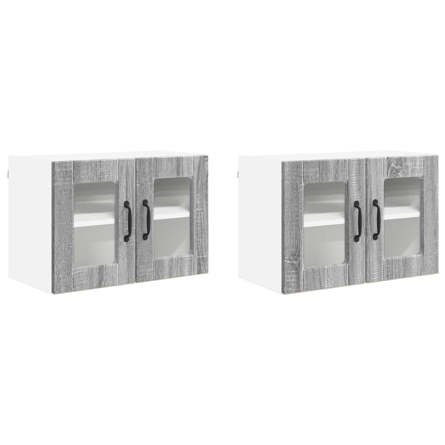 Pannello lavastoviglie 2 pcs Grigio Sonoma 60 x 31 x 40 cm | homemem39