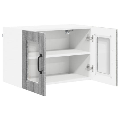 Pannello lavastoviglie 2 pcs Grigio Sonoma 60 x 31 x 40 cm | homemem39
