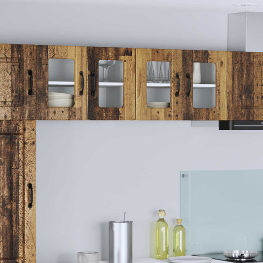 Pannello lavastoviglie 2 pcs Legno vecchio 60 x 31 x 40 cm | homemem39