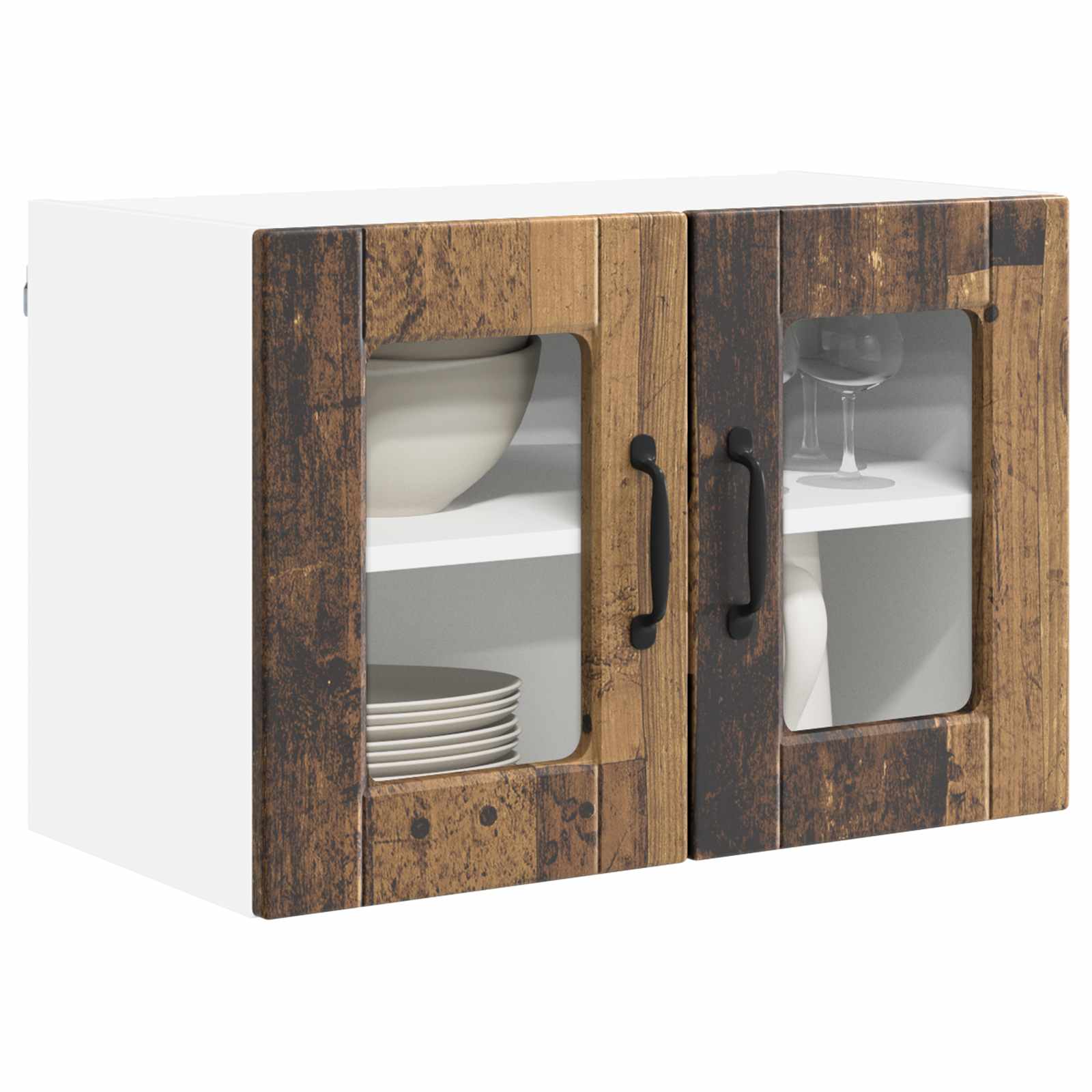 Pannello lavastoviglie 2 pcs Legno vecchio 60 x 31 x 40 cm | homemem39