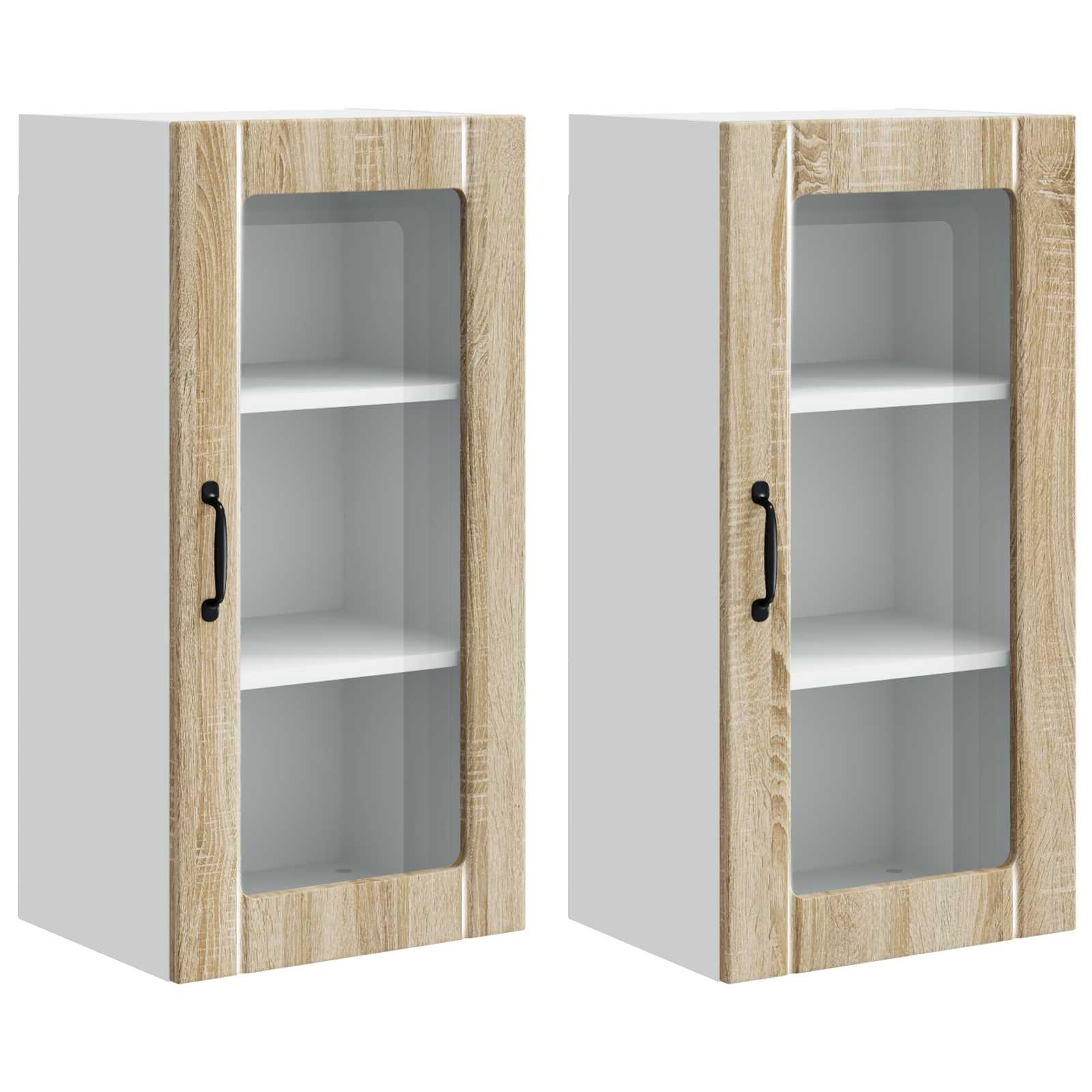 Pannello lavastoviglie 2 pcs Rovere Sonoma 40 x 31 x 80 cm | homemem39