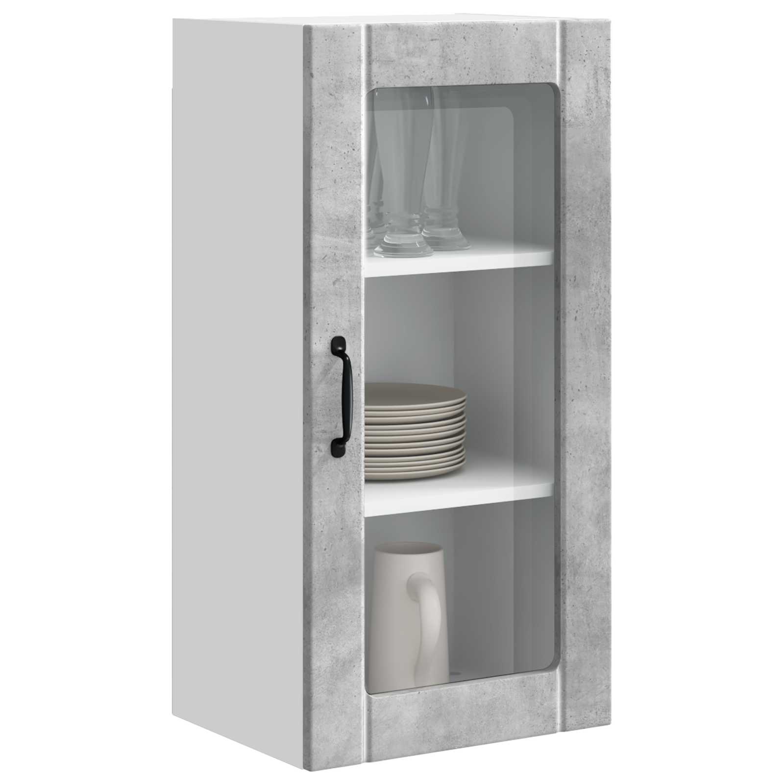 Pannello lavastoviglie 2 pcs Grigio cemento 40 x 31 x 80 cm | homemem39