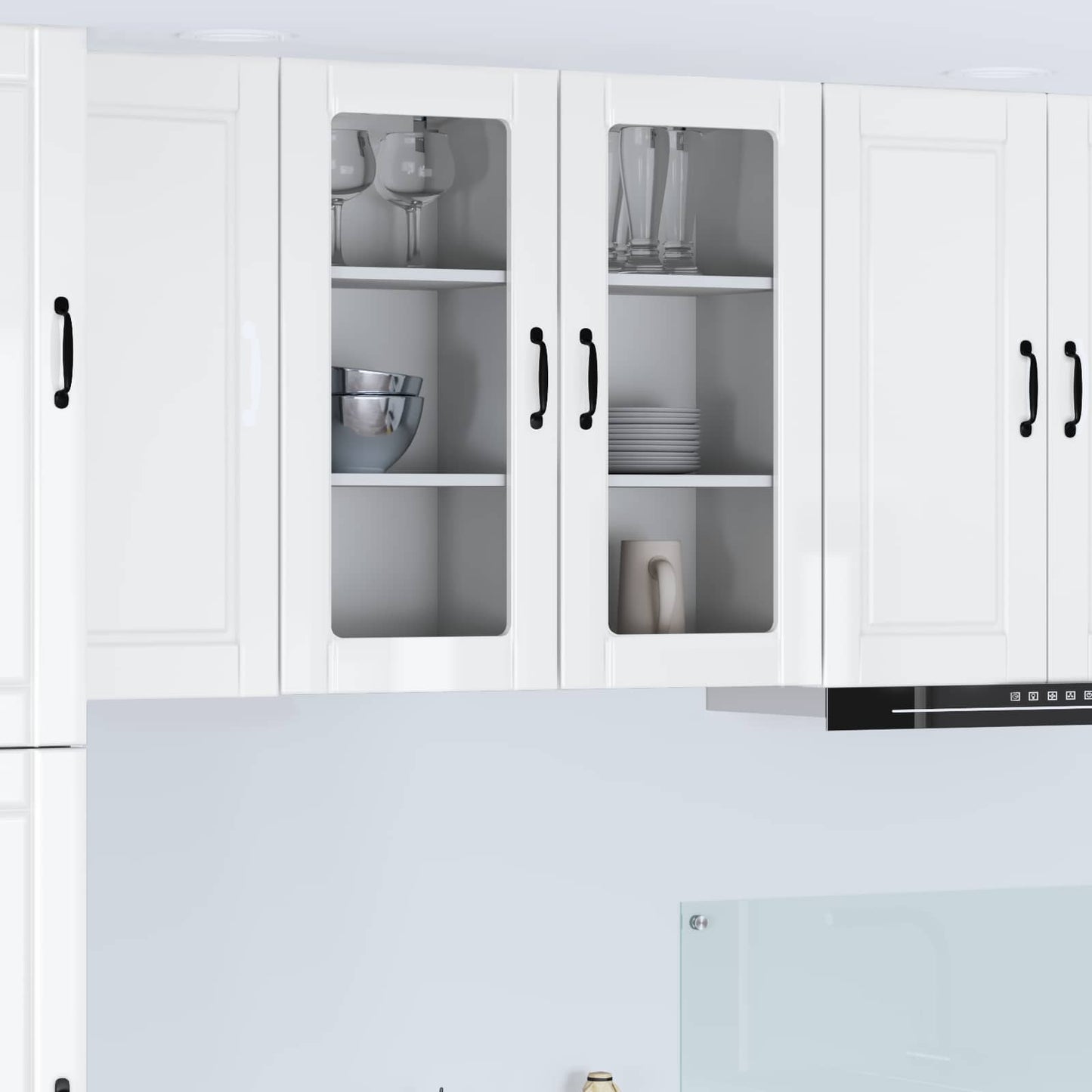 Pannello lavastoviglie con porta Bianco Lucido 40 x 31 x 80 cm | homemem39