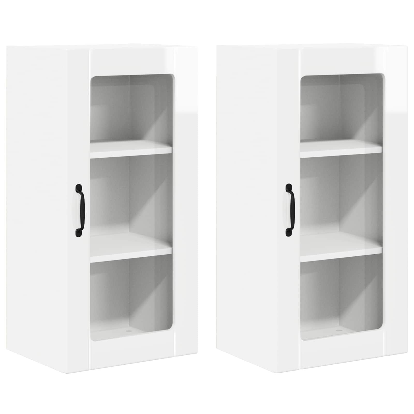 Pannello lavastoviglie 2 pcs Bianco Lucido 40 x 31 x 80 cm | homemem39