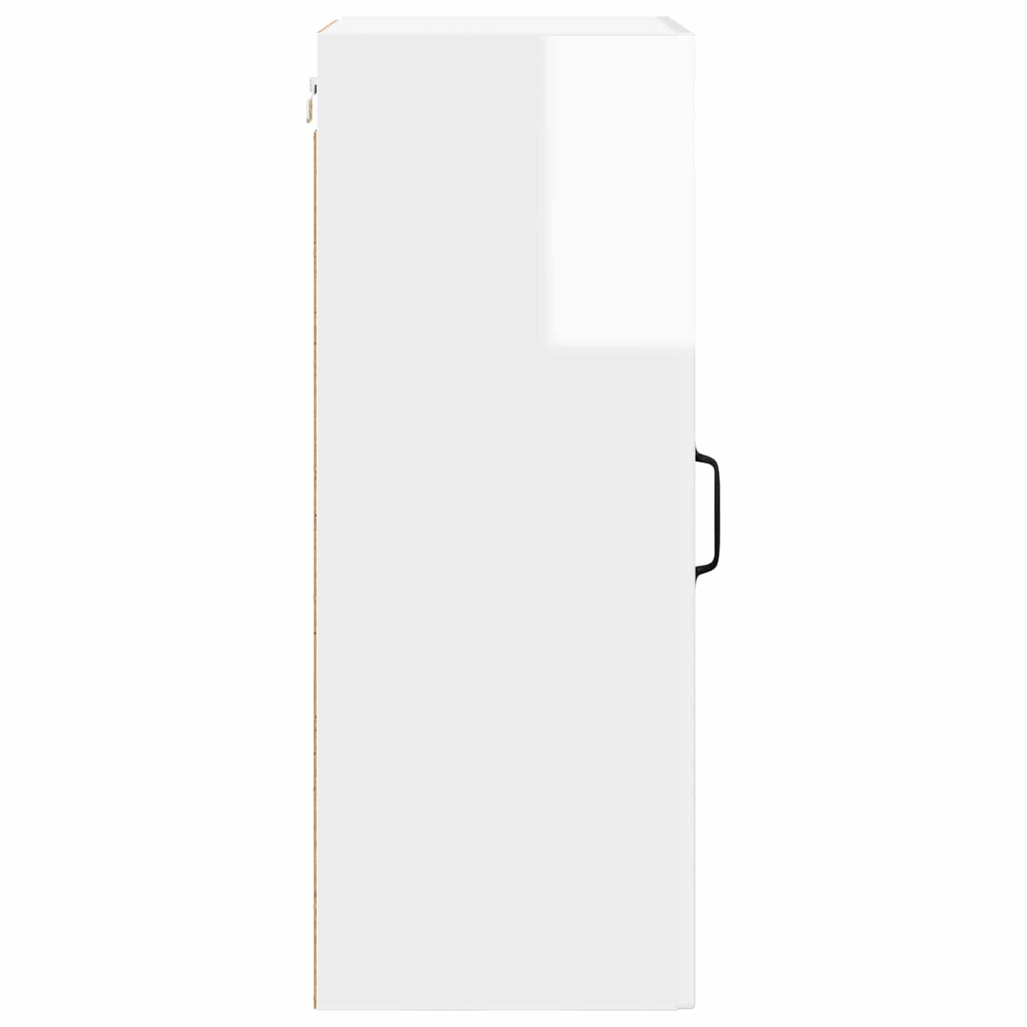 Mobile in vetro da parete PORTO 2 pz Bianco Lucido