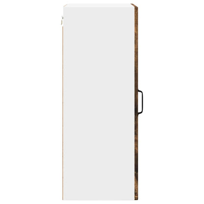 Mobile in vetro da parete PORTO Rovere fumé 40 x 31 x 80 cm | homemem39