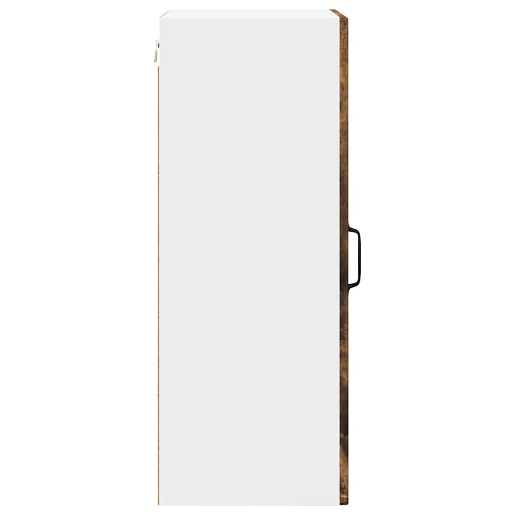 Mobile in vetro da parete PORTO 2 pcs Rovere fumé | homemem39