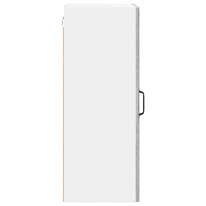 Mobile in vetro da parete PORTO 2 pcs Grigio Sonoma | homemem39