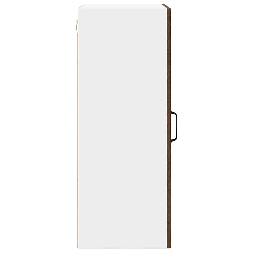 Mobile in vetro da parete PORTO 2 pcs Rovere Marrone | homemem39