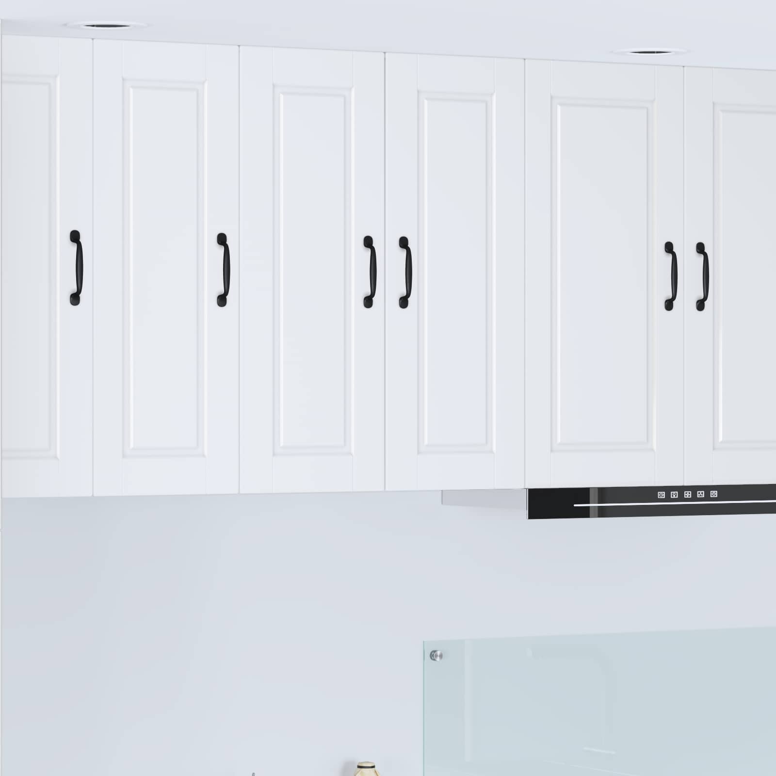 Armadietto a muro PORTO 2 pcs Bianco 30 x 31 x 80 cm | homemem39