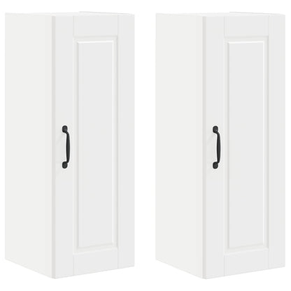 Armadietto a muro PORTO 2 pcs Bianco 30 x 31 x 80 cm | homemem39