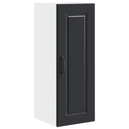 Armadietto a muro PORTO Nero 30 x 31 x 80 cm Legno multistrato | homemem39