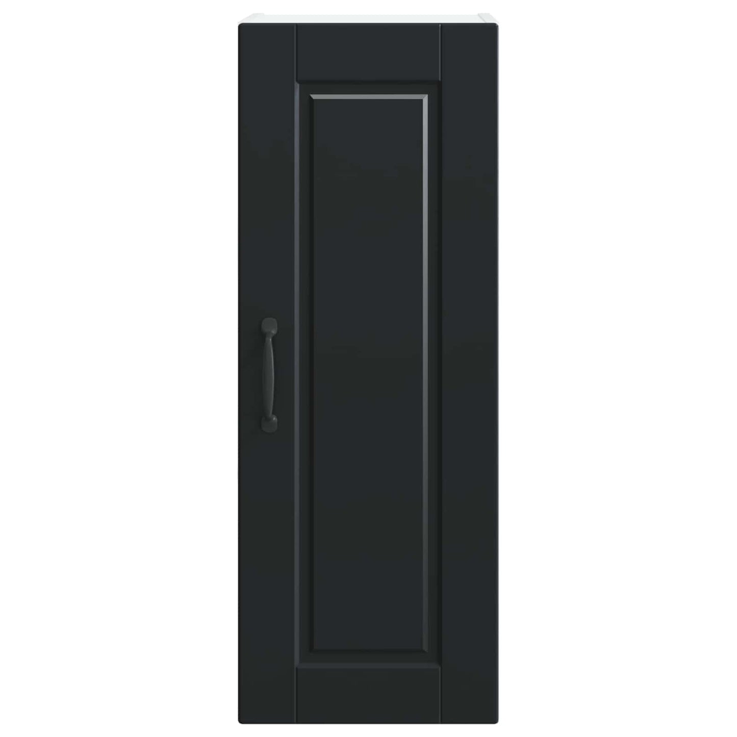 Armadietto a muro PORTO Nero 30 x 31 x 80 cm Legno multistrato | homemem39