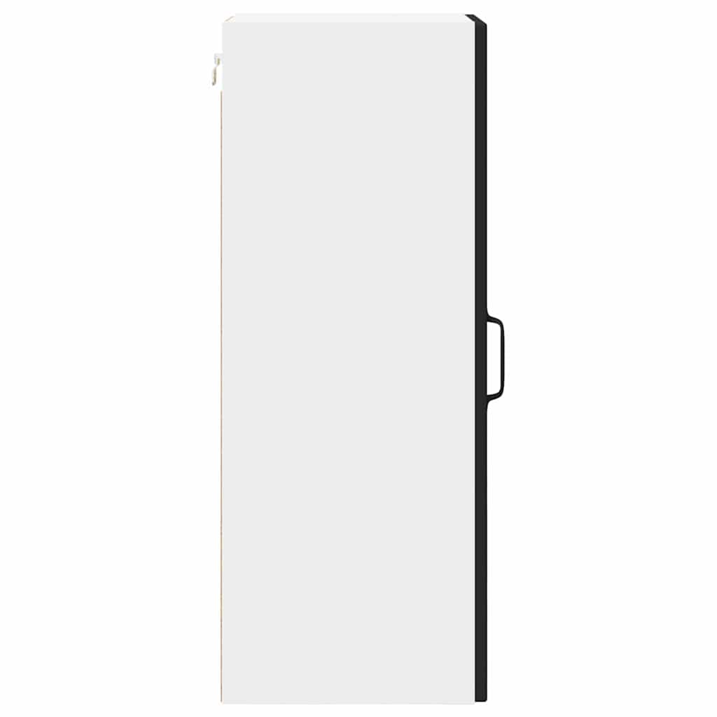 Armadietto a muro PORTO Nero 30 x 31 x 80 cm Legno multistrato | homemem39