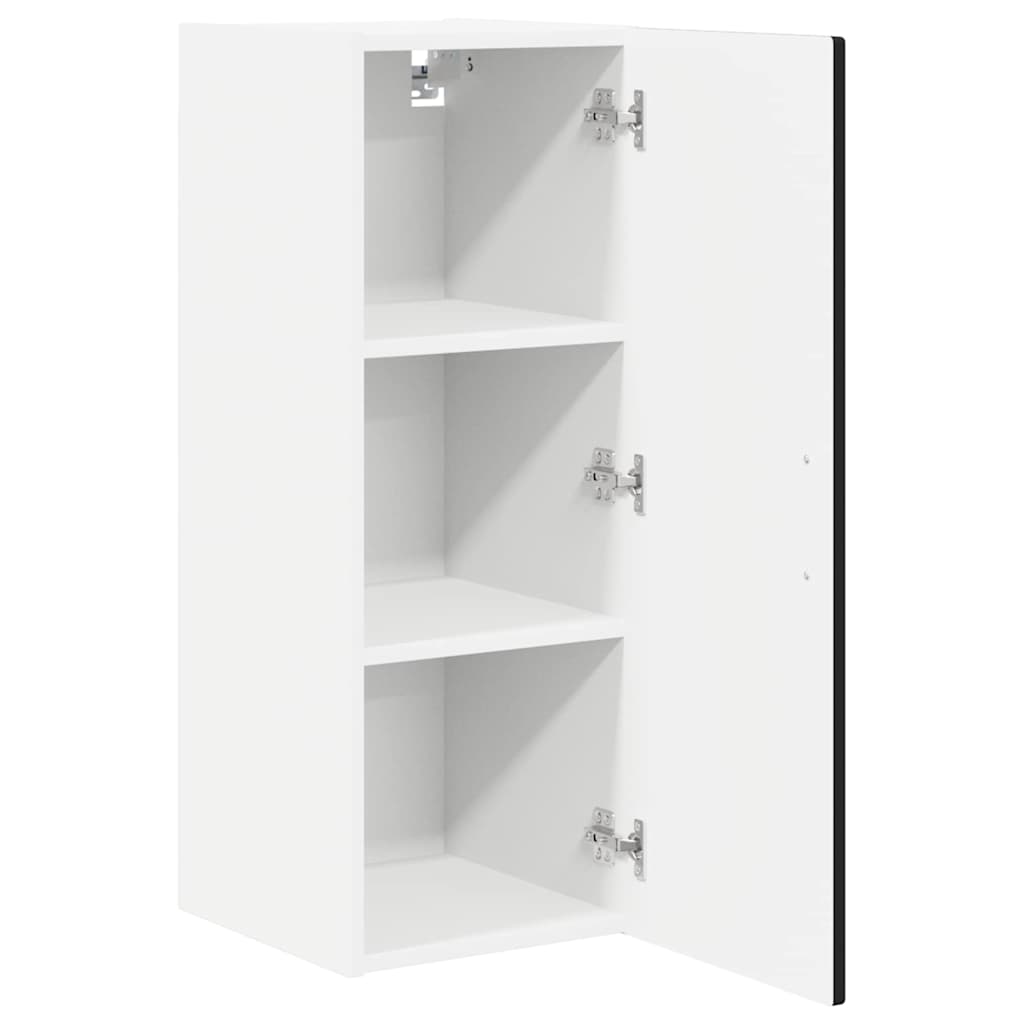 Armadietto a muro PORTO 2 pcs Nero 30 x 31 x 80 cm | homemem39