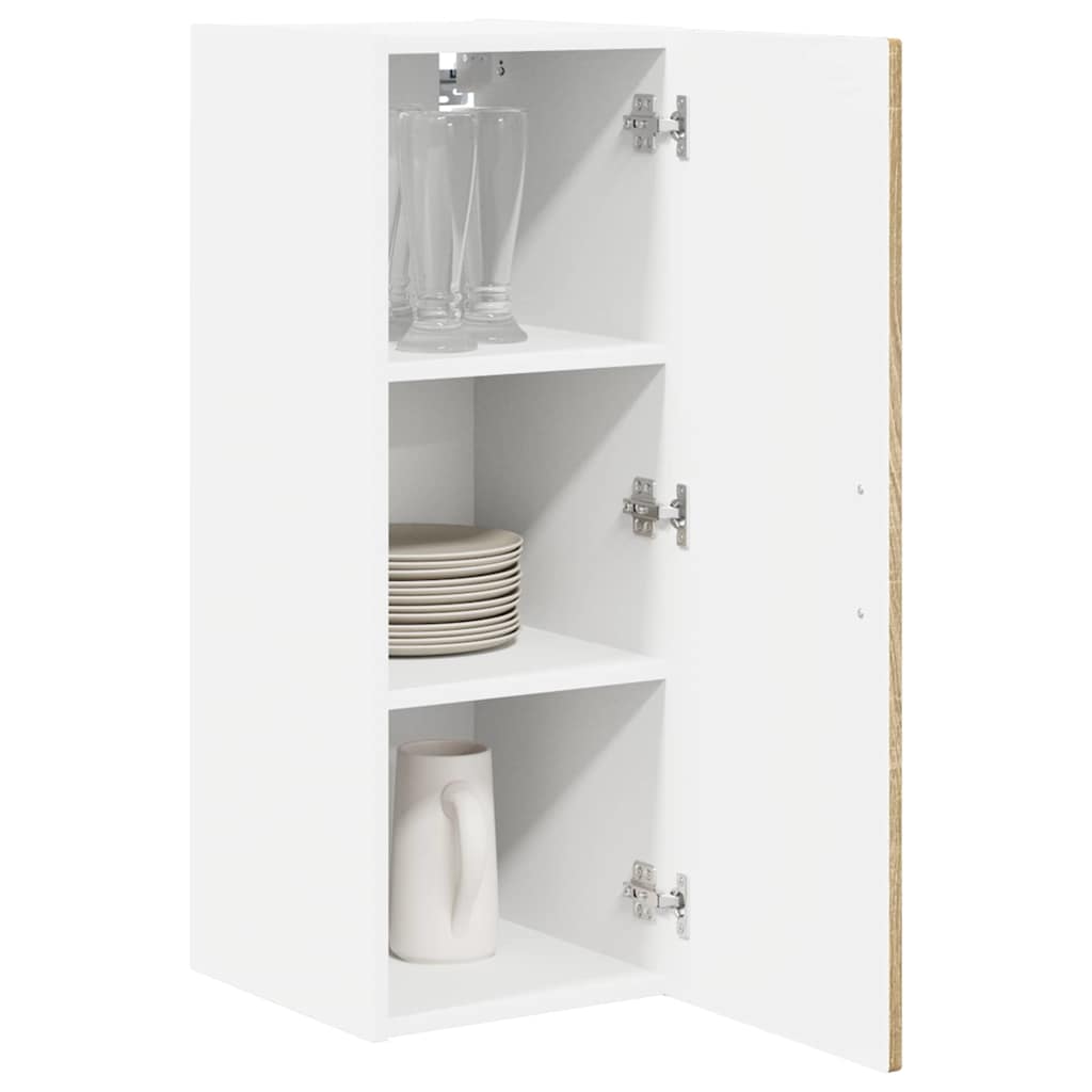 Armadietto a muro PORTO 2 pcs Rovere Sonoma 30 x 31 x 80 cm | homemem39