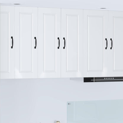Armadietto a muro PORTO 2 pcs Bianco Lucido 30 x 31 x 80 cm | homemem39