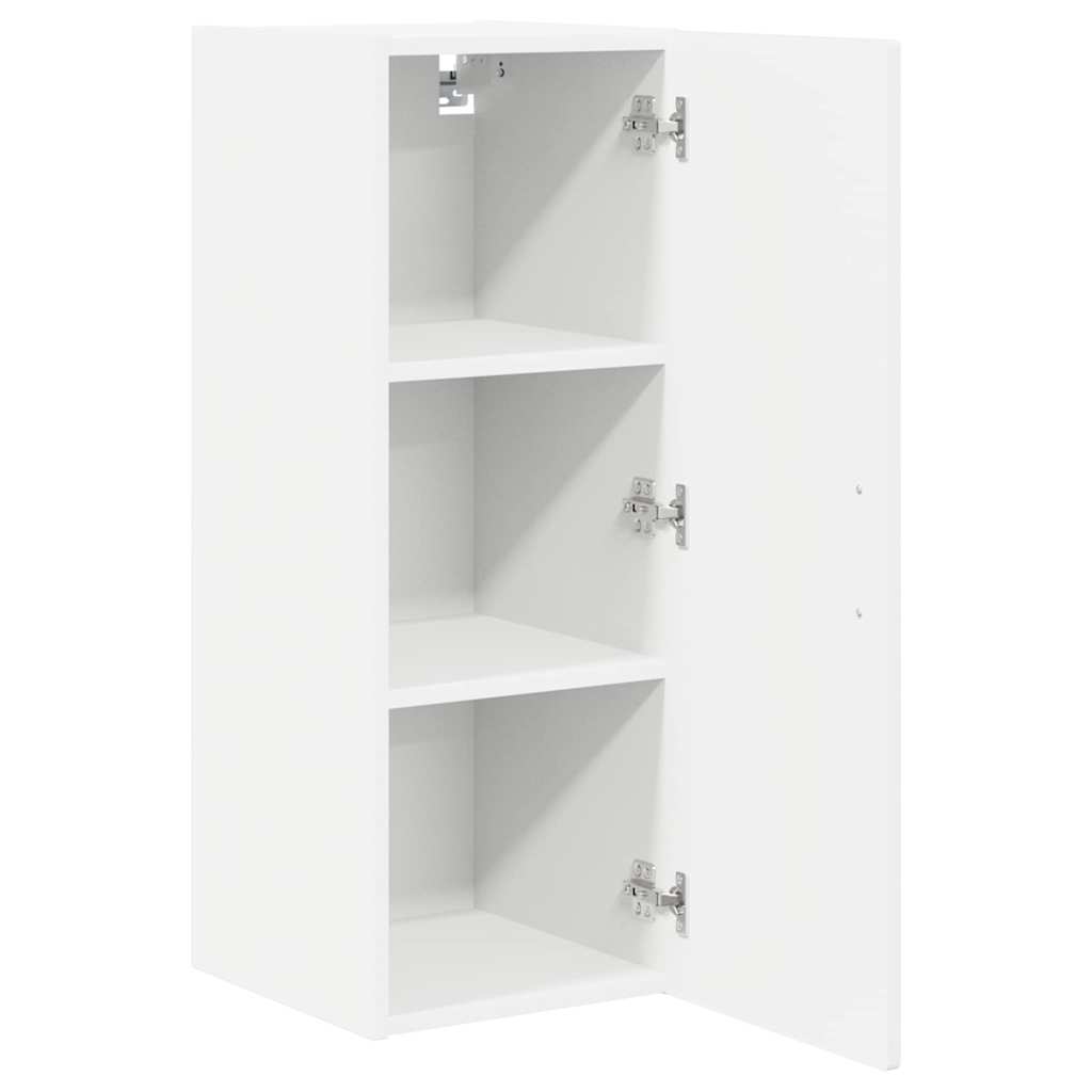 Armadietto a muro PORTO 2 pcs Bianco Lucido 30 x 31 x 80 cm | homemem39