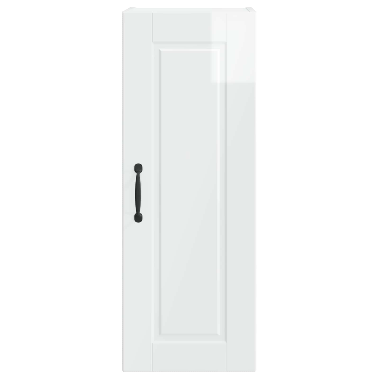 Armadietto a muro PORTO 2 pcs Bianco Lucido 30 x 31 x 80 cm | homemem39