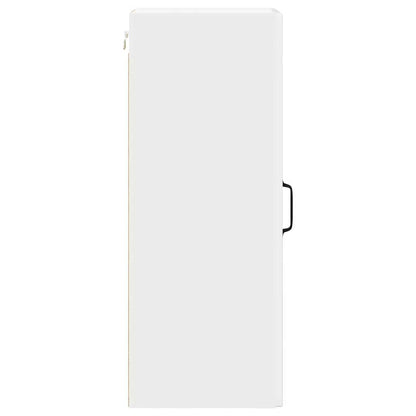 Armadietto a muro PORTO 2 pcs Bianco Lucido 30 x 31 x 80 cm | homemem39