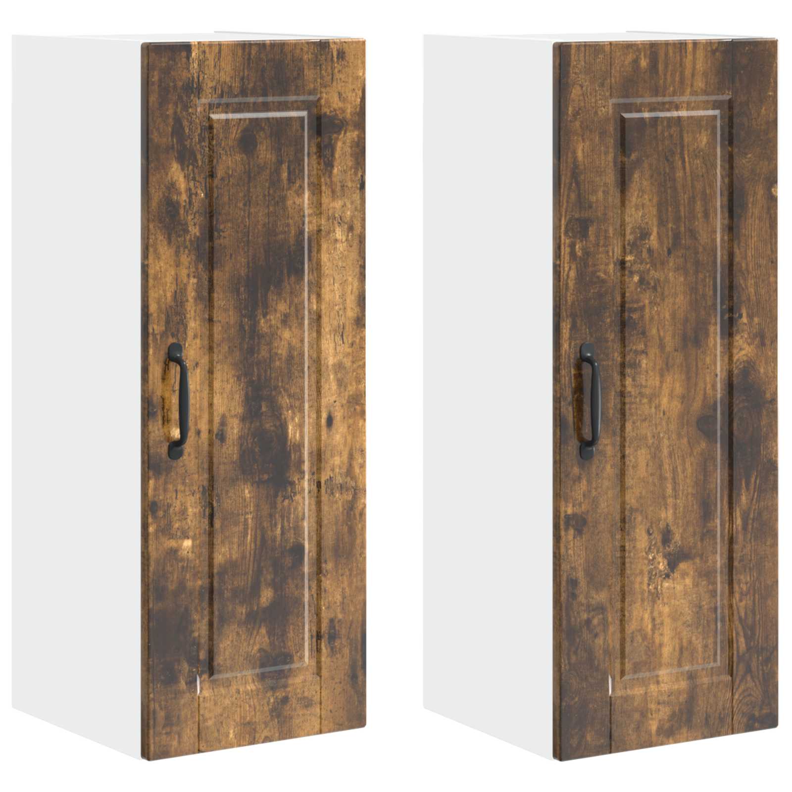Armadietto a muro PORTO 2 pcs Rovere fumé 30 x 31 x 80 cm | homemem39