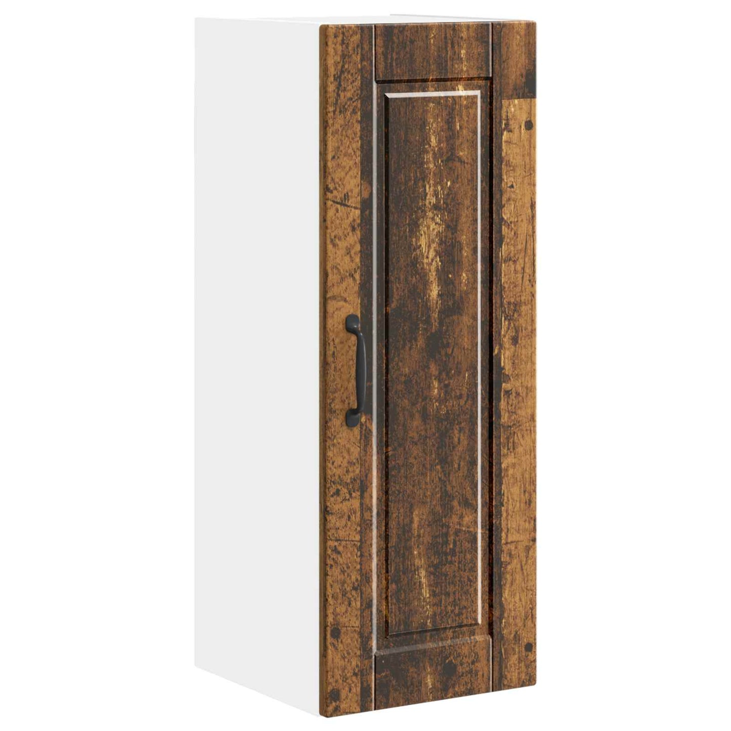 Armadietto a muro PORTO 2 pz Rovere fumé Legno ingegnerizzato