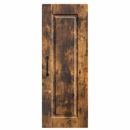 Armadietto a muro PORTO 2 pz Rovere fumé Legno ingegnerizzato
