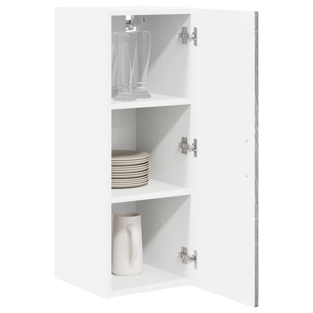 Armadietto a muro PORTO Grigio Sonoma 30 x 31 x 80 cm | homemem39