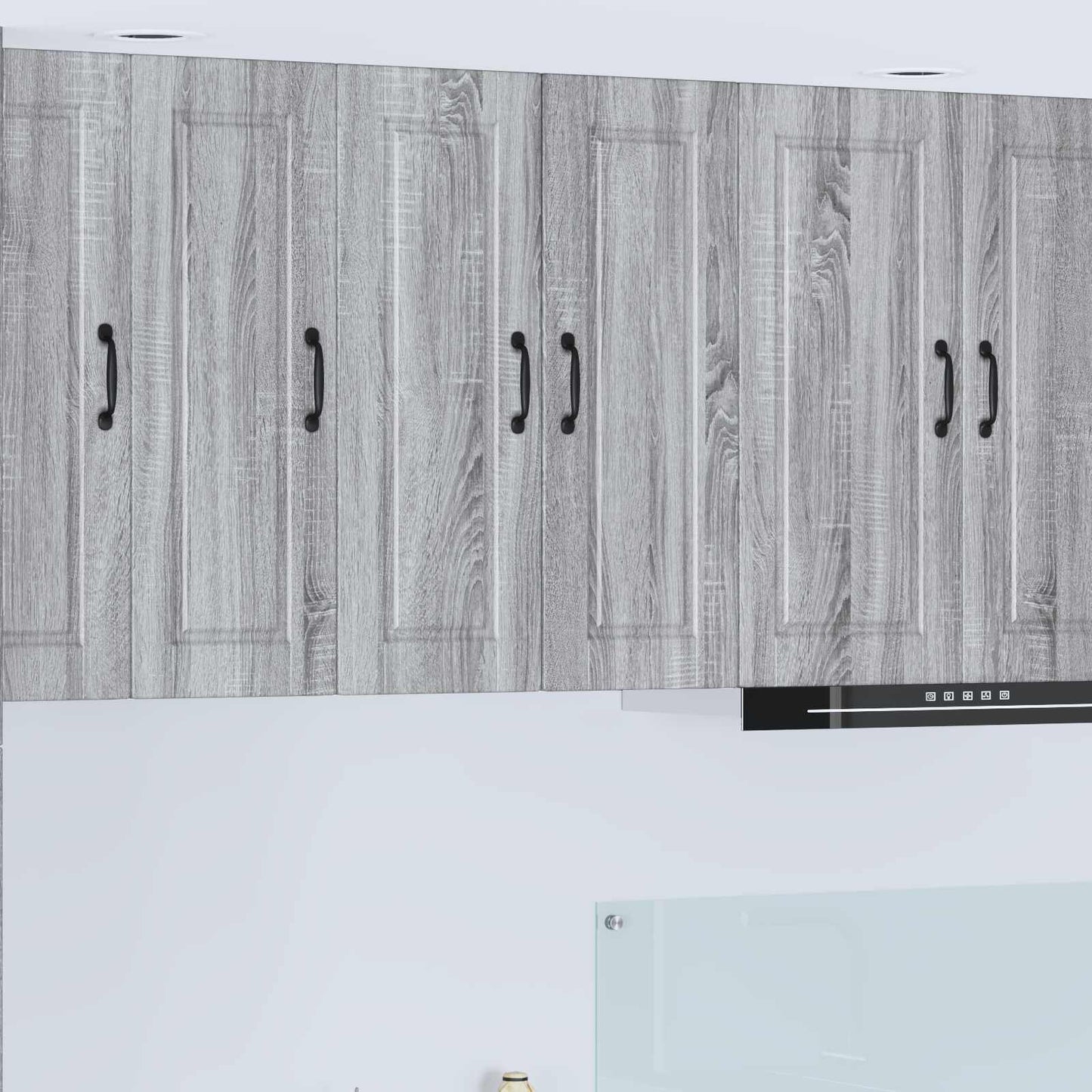 Armadietto a muro PORTO 2 pcs Grigio Sonoma 30 x 31 x 80 cm | homemem39