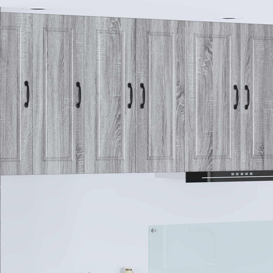 Armadietto a muro PORTO 2 pcs Grigio Sonoma 30 x 31 x 80 cm | homemem39