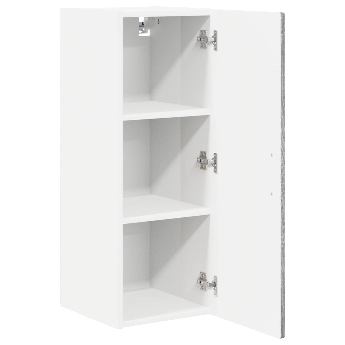 Armadietto a muro PORTO 2 pz Grigio Sonoma Legno ingegnerizzato - homemem39