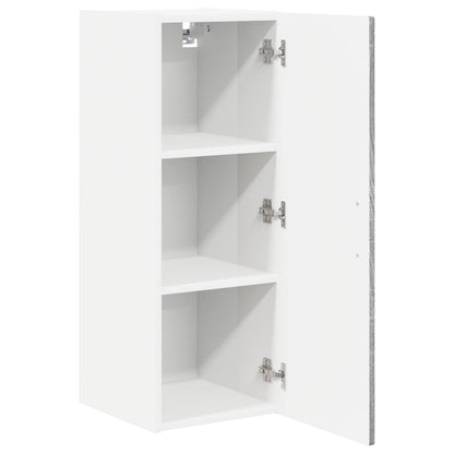 Armadietto a muro PORTO 2 pz Grigio Sonoma Legno ingegnerizzato - homemem39