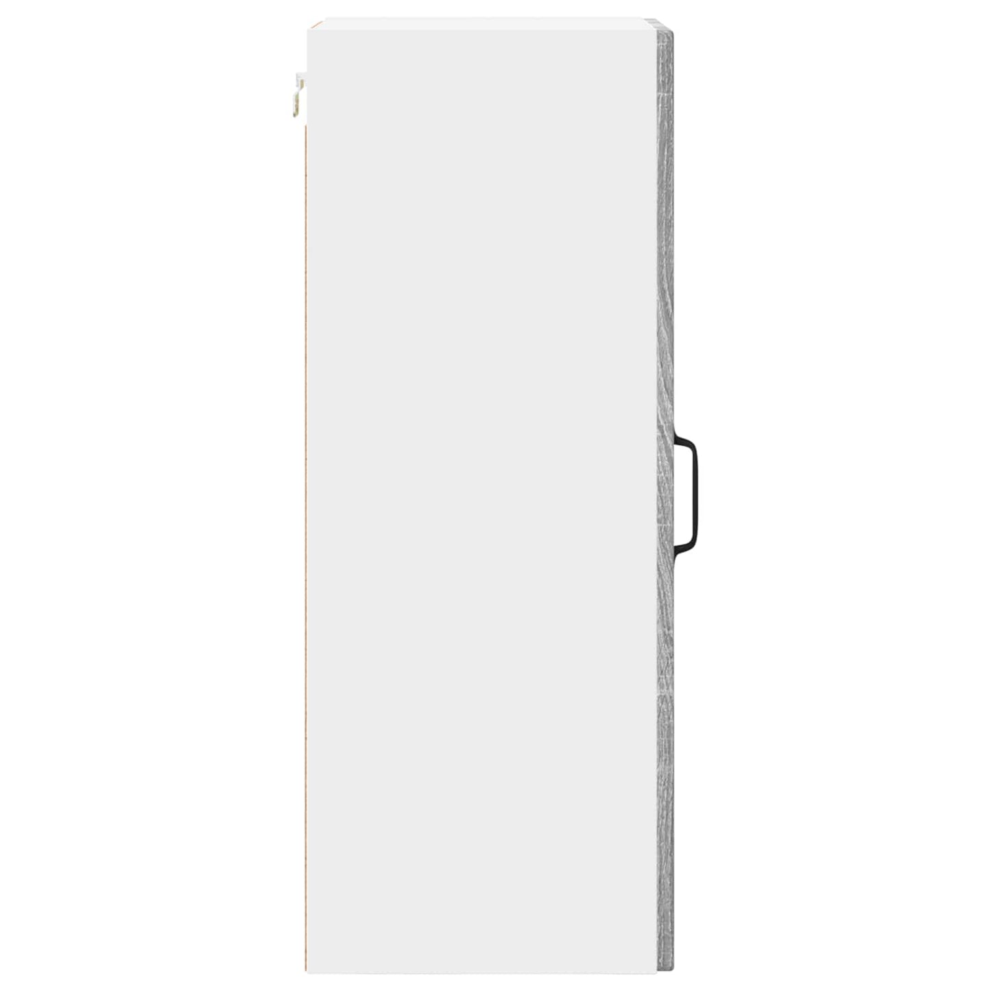 Armadietto a muro PORTO 2 pz Grigio Sonoma Legno ingegnerizzato - homemem39