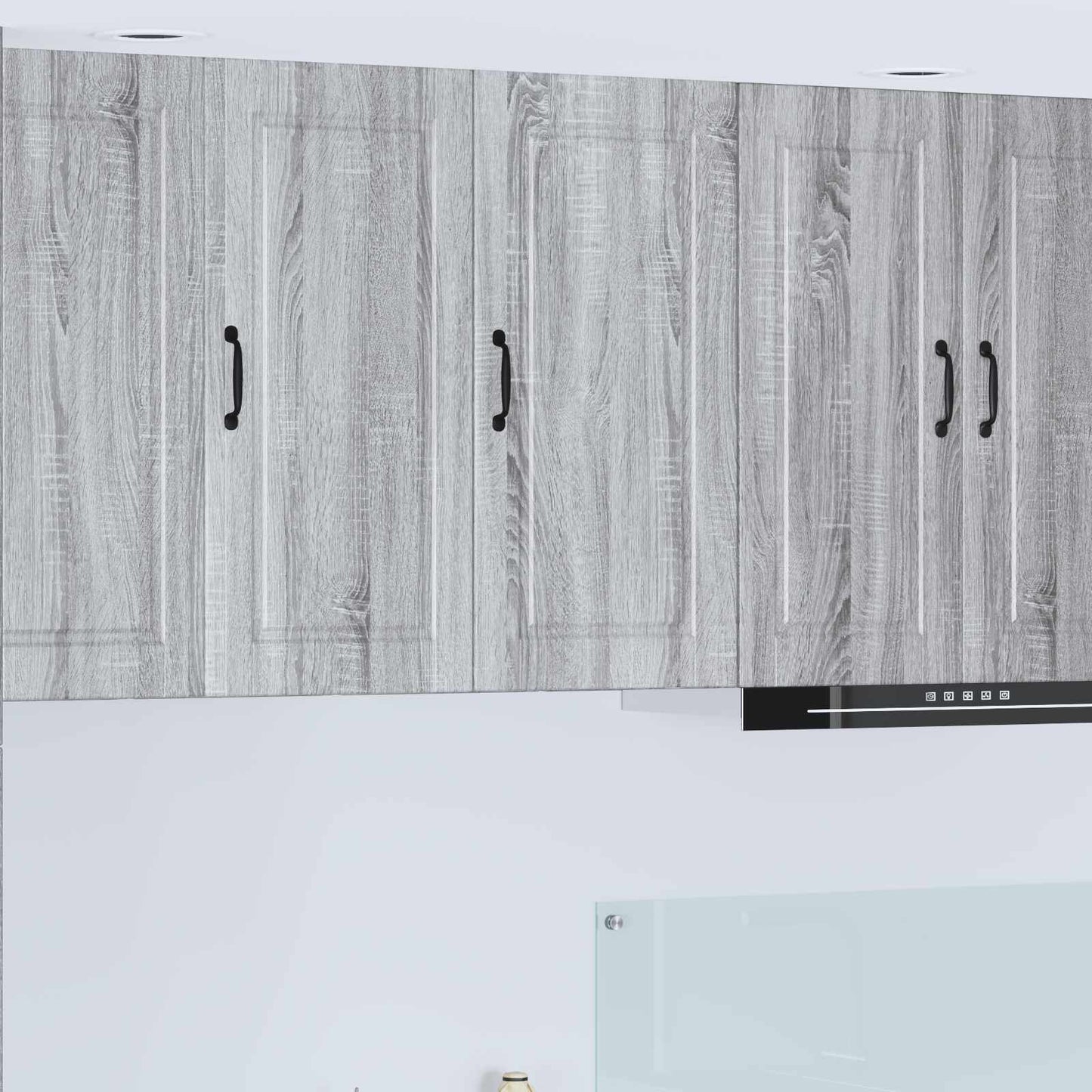 Armadietto a muro PORTO Grigio Sonoma 40 x 31 x 80 cm | homemem39