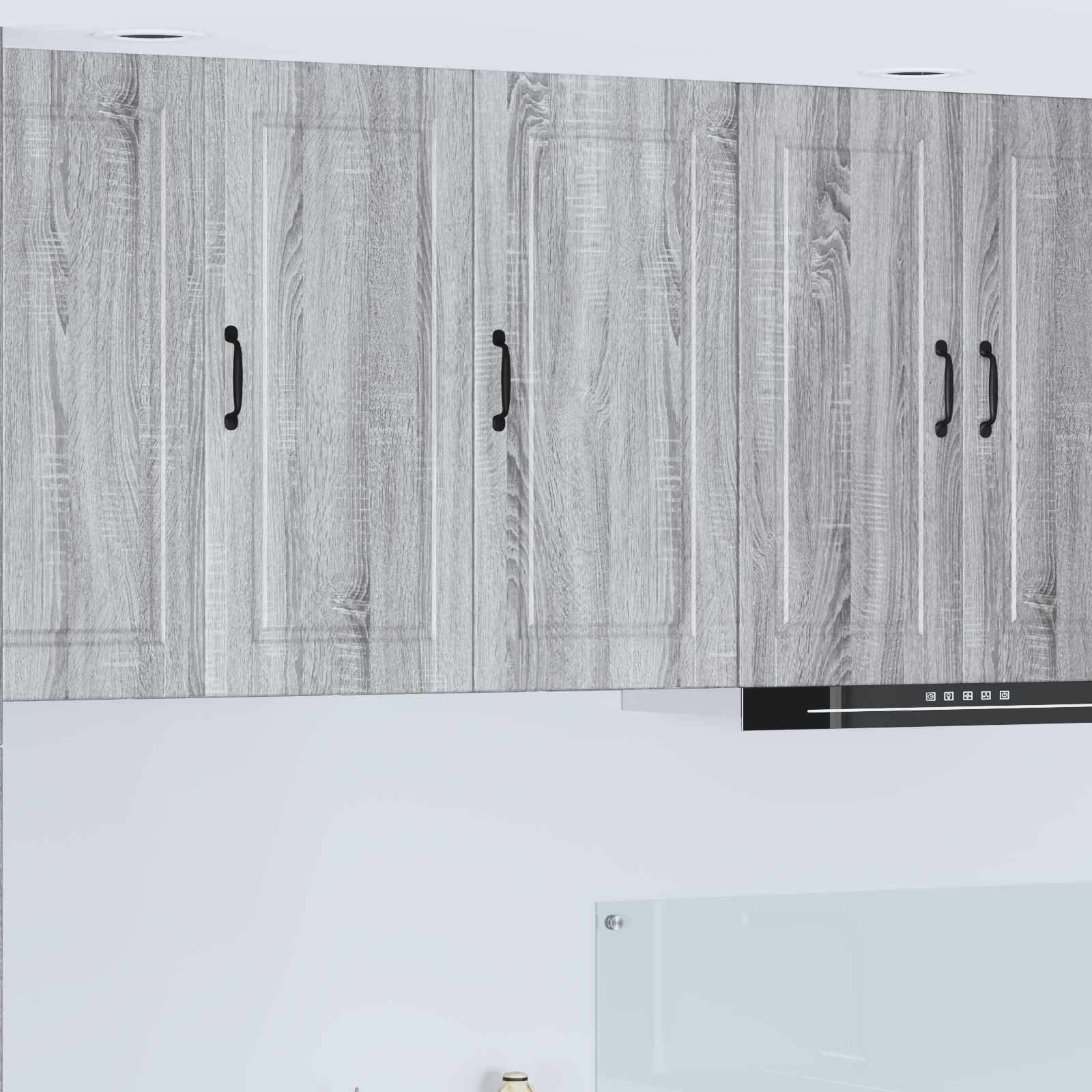 Armadietto a muro PORTO Grigio Sonoma 40 x 31 x 80 cm | homemem39