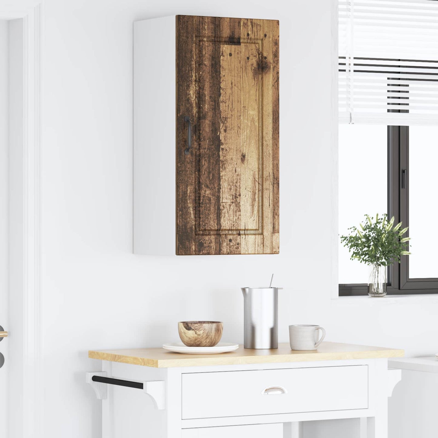 Armadietto a muro PORTO Legno vecchio 40 x 31 x 80 cm | homemem39