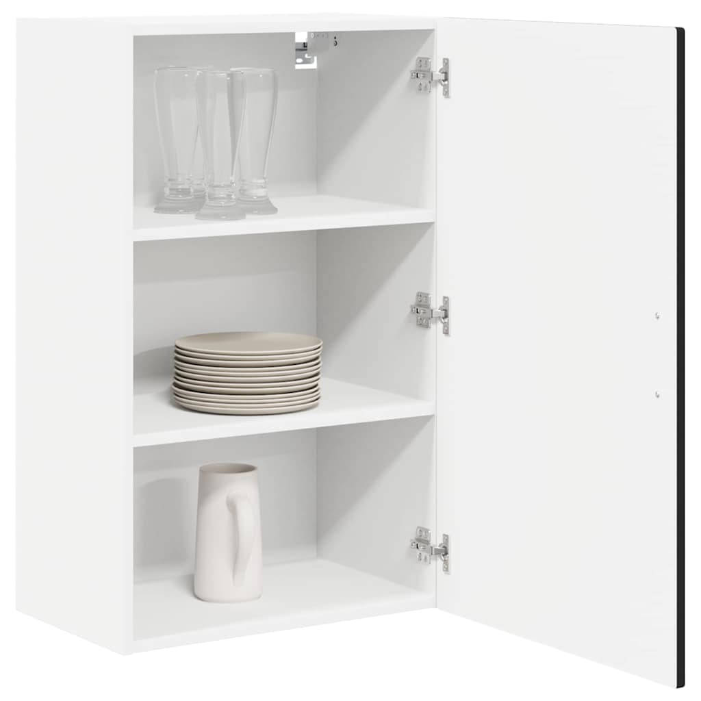 Armadietto a muro PORTO Nero 50 x 31 x 80 cm Legno multistrato | homemem39