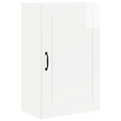 Armadietto a muro PORTO Bianco Lucido 50 x 31 x 80 cm | homemem39