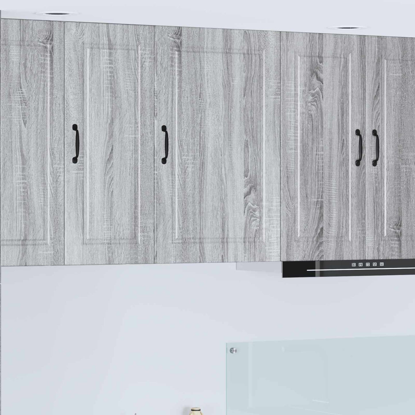 Armadietto a muro PORTO Grigio Sonoma 50 x 31 x 80 cm | homemem39