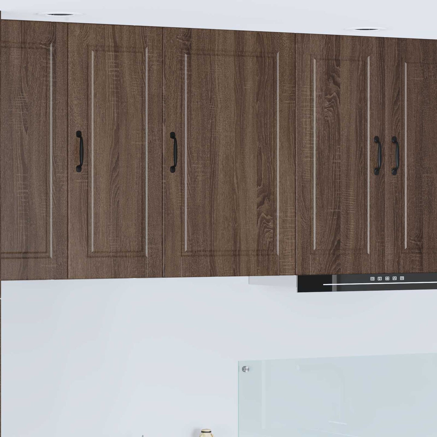 Armadietto a muro PORTO Rovere Marrone 50 x 31 x 80 cm | homemem39