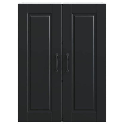 Armadietto a muro PORTO Nero 60 x 31 x 80 cm Legno multistrato | homemem39