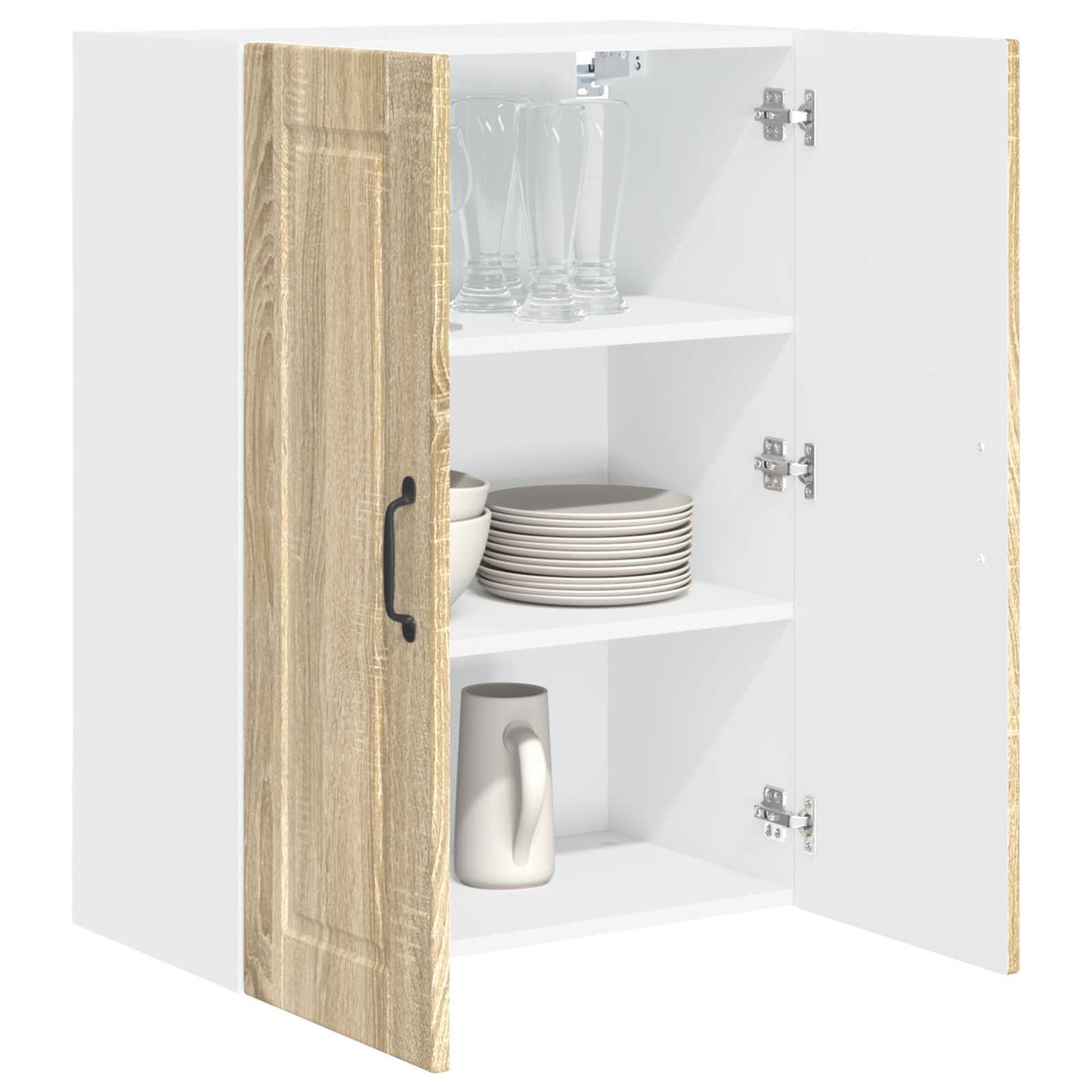 Armadietto a muro PORTO Rovere Sonoma 60 x 31 x 80 cm | homemem39